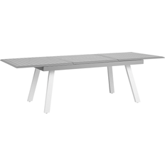 Beliani Tables de Jardin Beliani Table De Jardin Extensible 175 / 255 x 100 cm Aluminium Moderne Pour Extérieur de Style Traditionnel