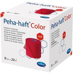Paul Hartmann Kohesiv Fixeringsbinda Peha-Haft 8cm x 20m Röd Latexfri