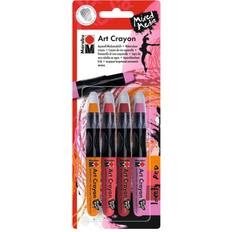 Marabu Pencils Marabu Art Crayon Set 5-Colors Lovely Red