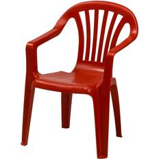 Rojo Estanterías ProGarden Silla Apilable Infantil Gerimport Camelia Roja Diseío Atractivo