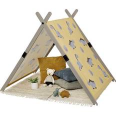 Muddy Buddy Muddy Buddy sandkasse med telt Dino Lover grå 140x120 cm