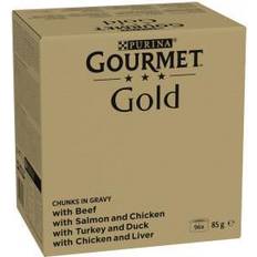 Gourmet Animaux de compagnie Gourmet Gold Les Noisettes 96 x 85 g