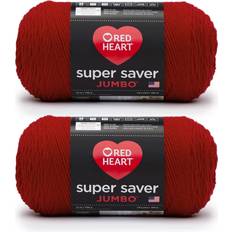 Red Heart Red Heart Super Saver Yarn-Cherry Red Multipack Of 2