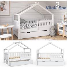 Babybett VitaliSpa Design Kinderbett 140x70 Babybett Jugendbett