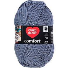 Red Heart Comfort Yarn-Denim Fleck E707D-5103