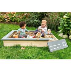Muddy Buddy Muddy Buddy sandkasse Highway Hero natur/grå 135x125 cm