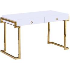 Best Master Furniture Tables Best Master Furniture BA213 Gold Kendrick Writing Desk