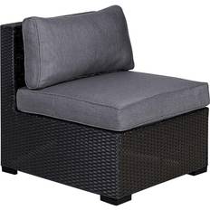 Plast Modulsofaer Sevilla 84 x 71 x 65 cm Midtermodul Sort Modulsofa