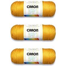 Caron Enkelt Mjukt Guldgarn 3-pack 170 g 6 oz Akryl 4 Medium
