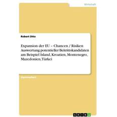 Expansion der EU ¿ Chancen Risiken Auswertung potentieller Beitrittskandidaten am Beispiel Island, Kroatien, Montenegro, Mazedonien, Türkei