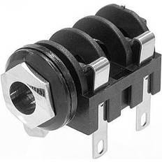 Neutrik NMJ2HC-S 6.35 audio jack Socket, horizontal num: 2 Mono