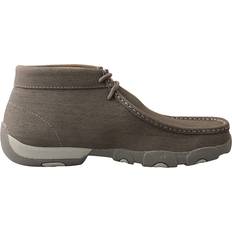 Wide Fit Chukka Boots Twisted X Chukka Driving Moc - Dark Grey