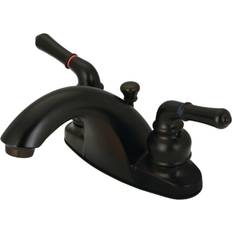 Taps Kingston Brass KB7645NML 4 in Centerset Bathroom Faucet