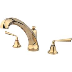 Silver Basin Taps Kingston Brass Two Handle Roman Tub Filler Polished Plata