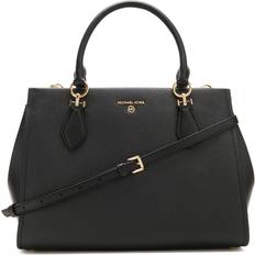 Michael Kors Marilyn Large Saffiano Leather Satchel - Black