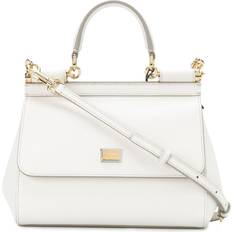Dolce & Gabbana Sicilien Skuldertaske Hvid
