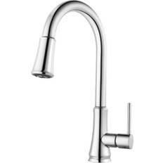 Silver Faucets Pfister G529-PF2S Pull-Down Single Handle Kitchen Silver