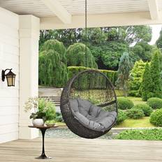 Gray Outdoor Hanging Chairs modway Hide Collection