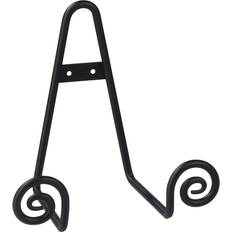Notice Boards Tripar International Inc. Large Metal Plate Stand Black Notice Board