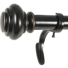 Decopolitan Urn Single Rod Set 72-144 Inch Antique Black