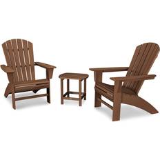 Outdoor Lounge Sets Polywood Nautical Curveback Adirondack Outdoor Lounge Set