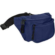 3 Pocket Fanny Pack Money Pouch Concealer - Navy Blue
