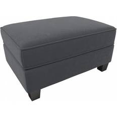 Black Foot Stools Bush Stockton Storage Ottoman Foot Stool 18.5"