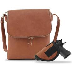 Jessie & James Cheyanne Concealed Carry Crossbody Bag - Cognac