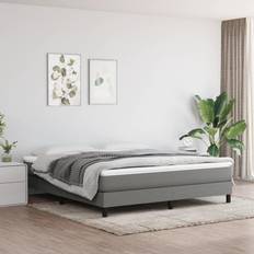 Platform bed with box spring and mattress vidaXL Box Spring Bed with Polyether Mattress