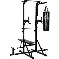 Exercise Racks Homcom Multi Function Full Body Power Tower