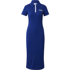 Damen - Straight Kleider adidas Midi Zip Polo Dress