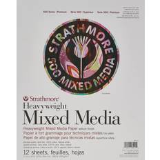 Strathmore 500 Series Heavyweight Mixed Media Pad 11"X14"-12 Sheets -62584110