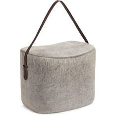 Wool Poufs Natures Collection håndtag Siddepuf