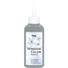 Glasfarben Kreul Window Color Konturenfarbe silber 80 ml
