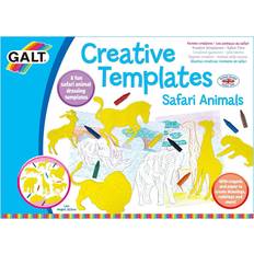 Malebøker Galt Creative Templates Safari Animals