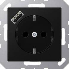 Electrical Accessories Jung SCHUKO Steckdose mit USB Typ A A1520-18ASWM