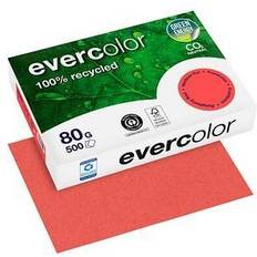 Rosso Carte da ufficio Clairefontaine Recyclingpapier Evercolor himbeerrot