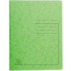 Exacompta Heavyweight Mottled Pressboard Spring Folder 300 Sheets Light Green