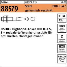 Fischer FHB II-A S M16 x 95/60 Highbond Ankerstang 155 mm 16 mm Set of 10