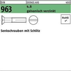 Lemvigh-Müller M 4 x 70 DIN 963 4.8 FZB Skåra Set of 100