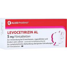 Medicines Levocetirizin AL 5 mg Filmtabletten 20