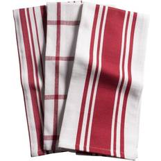 Red Kitchen Towels Kaf Home 3-Piece Set Kitchen Towel Red, Purple