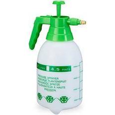 Pressure Sprayer 2 Litres Adjustable Brass Nozzle Green