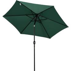 OutSunny Parasols en Accessoires OutSunny Tuinparasol met Handslinger Aluminium 2.7 x 2.35 m