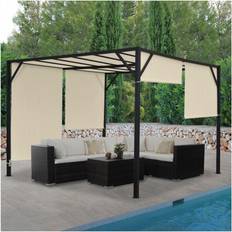 Pergola pergola MCW Pergola Beja, Garten Pavillon Terrassenüberdachung, stabiles