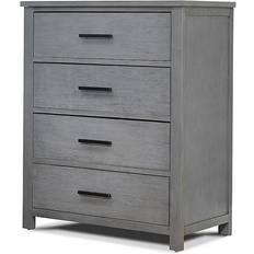 Storage Sorelle Furniture Westley 4-Drawer Chest In Grey Grey Chest