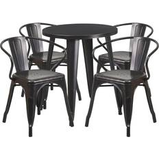 Patio Furniture Flash Furniture Commercial Grade 24"" Patio Dining Set