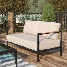 Patio Furniture Flash Furniture Lea Outdoor Sofa