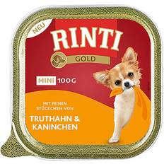 Rinti Hunde-Nassfutter Gold Truthahn & Kaninchen 16x100g