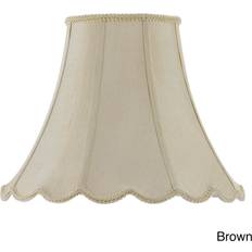 Indoor Lighting Shades Cal Vertical Piped Scallop 14-inch Bell Shade